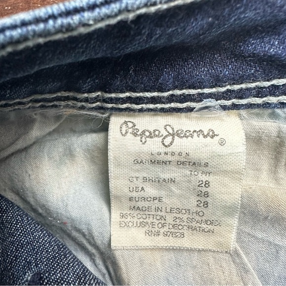 Pepe Jeans London Skinny Size 28 - Picture 7 of 7